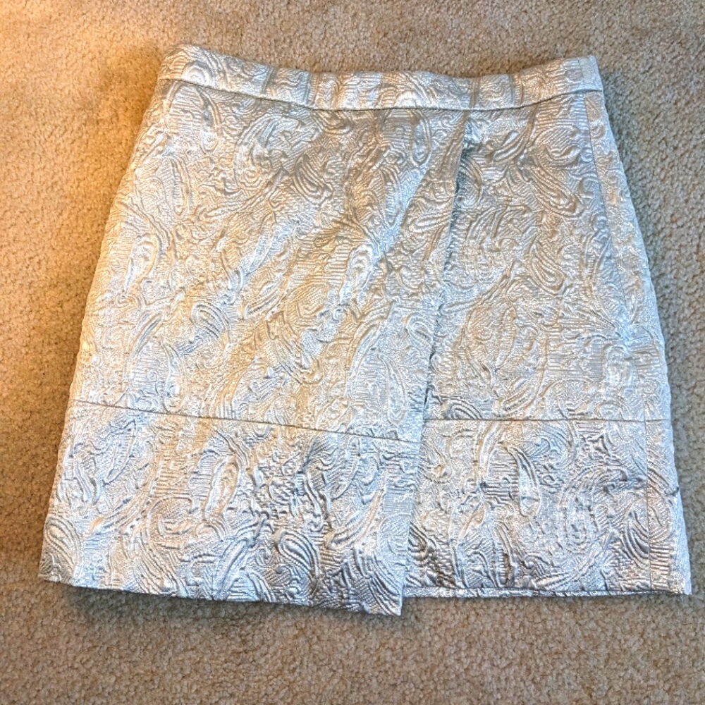 J Crew textured skirt